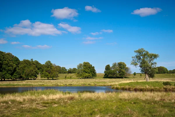 Bellissimo lago a Dyrehaven vicino a Copenaghen — Foto Stock