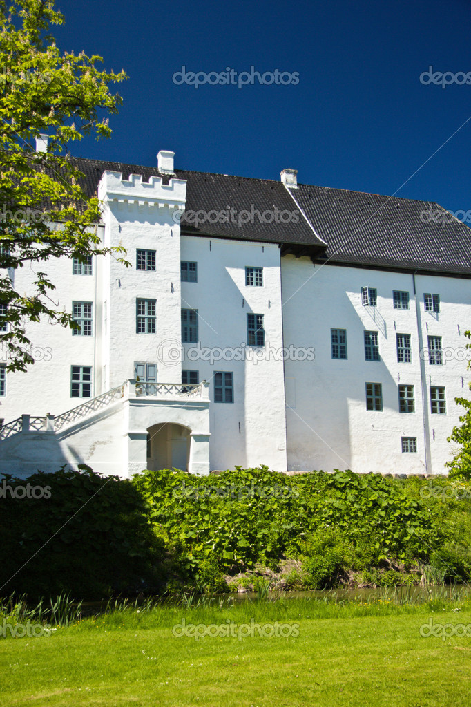 Beautiful Castle of Dragsholm, Zeland, Denmark.