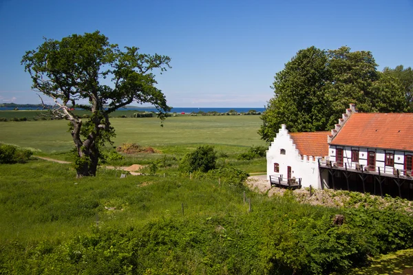 Outbuildings at Castle Dragsholm in Denmark. — Stock Photo, Image