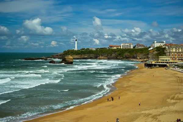 Beautiful sky over Biarritz, France — Stock Photo, Image