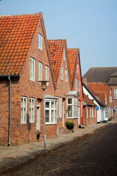 Oude straten in tonder — Stockfoto