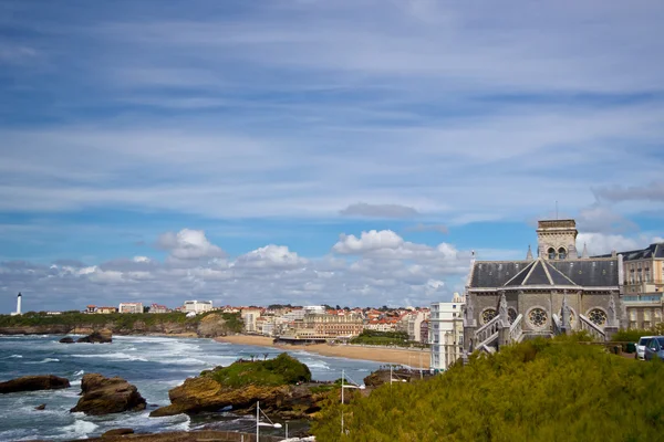 Visa från biarritz — Stockfoto