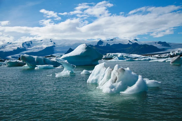 Laguna glaciar de Jokulsarlon en Islandia — Foto de Stock