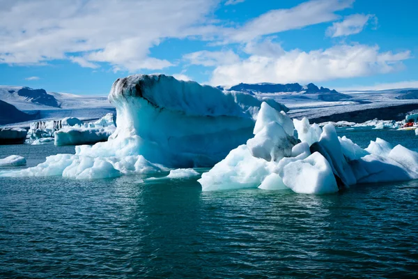 İzlanda 'da Jokulsarlon Buzul Gölü — Stok fotoğraf