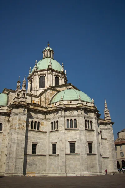 在科莫市伦巴第大区，意大利的大教堂 — 图库照片