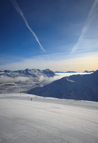 Winter in de Alpen — Stockfoto