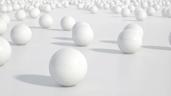 Group of golf balls — Stock Photo, Image