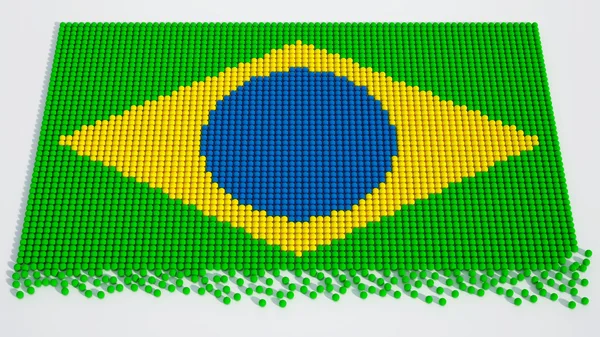 Dünya Kupası Brezilya futbol topları — Stok fotoğraf