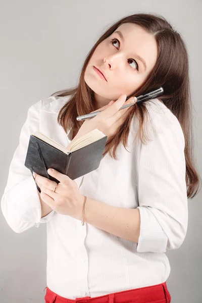 güzel bir iş kadını ofis telefon