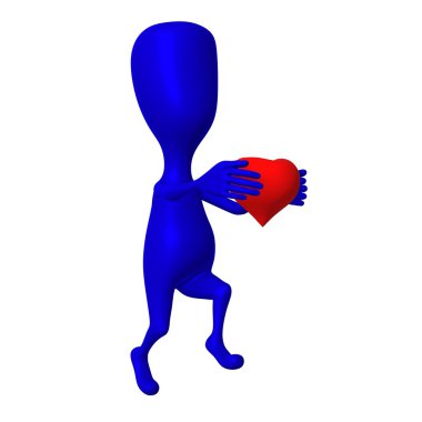 3D kukla onun kalbini ver gidiyor