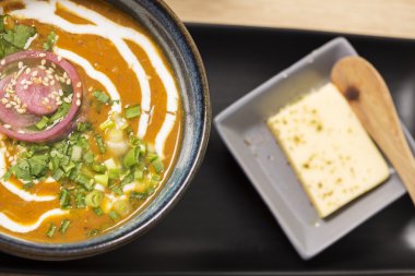 yansıtıcı çorba kase Yakınlaştırılmış