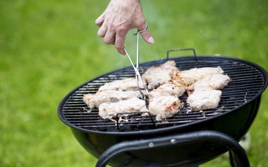 taze koydu sıcak ızgara ızgara et