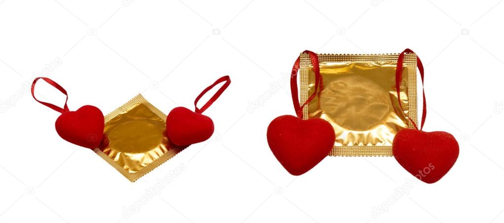 Hearts and condoms