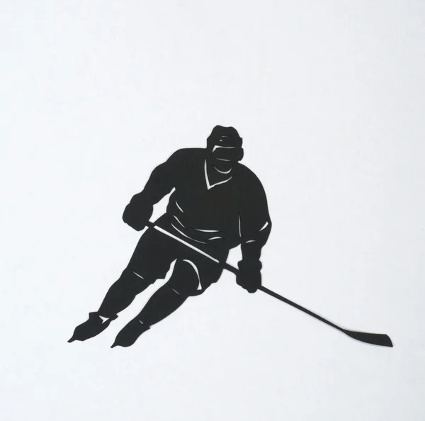 Хоккеист — стоковое фото
