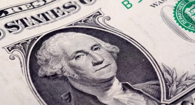 Washington'ın portre clous kadar