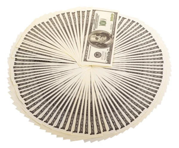 Η στοίβα δολάρια — Φωτογραφία Αρχείου