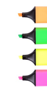 The colored markers