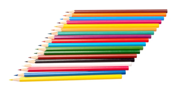 Os lápis coloridos — Fotografia de Stock