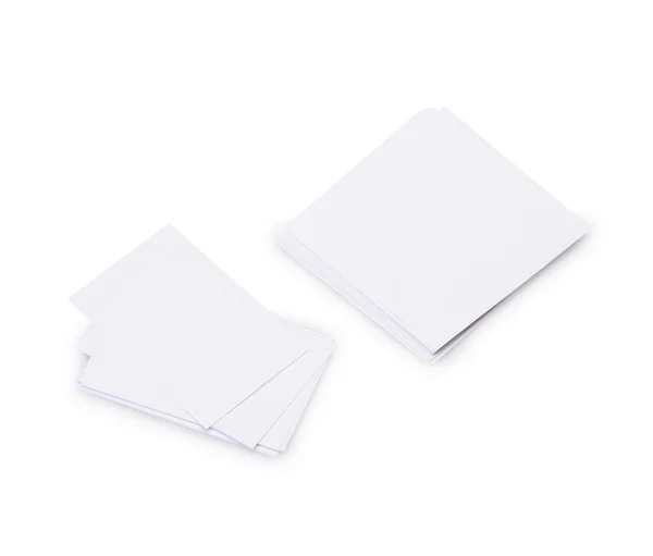 Yığın beyaz kağıt — Stok fotoğraf
