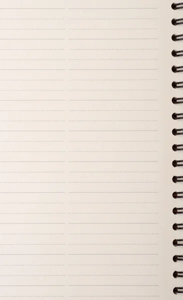 Spiral notepad graph paper — Stock Photo, Image