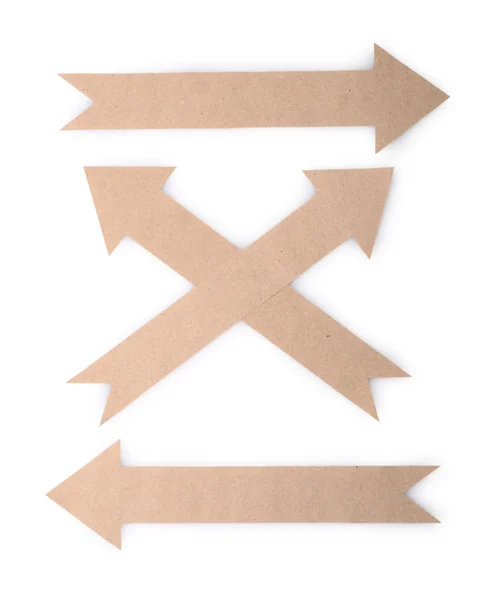 Arrows from old paper — Stock Photo, Image