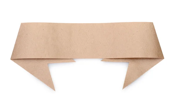 Uso de papel antigo como banner de etiqueta — Fotografia de Stock