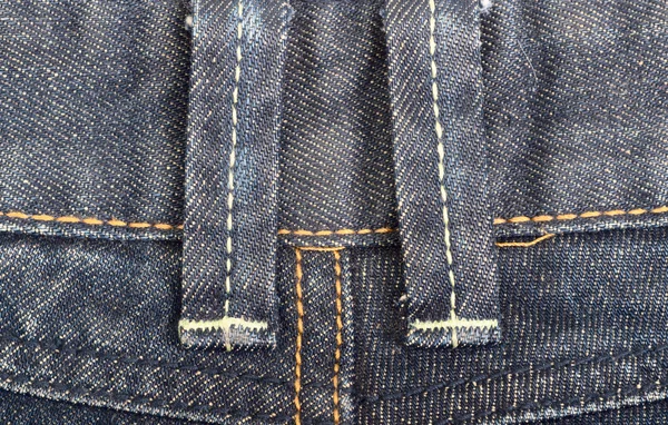 Donker blauwe denim jeans — Stockfoto