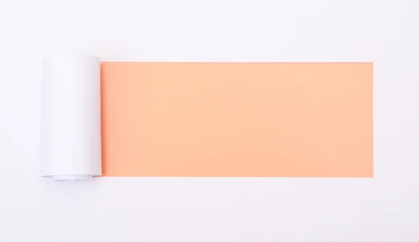 Ripped white paper with space for text — Stock Photo, Image