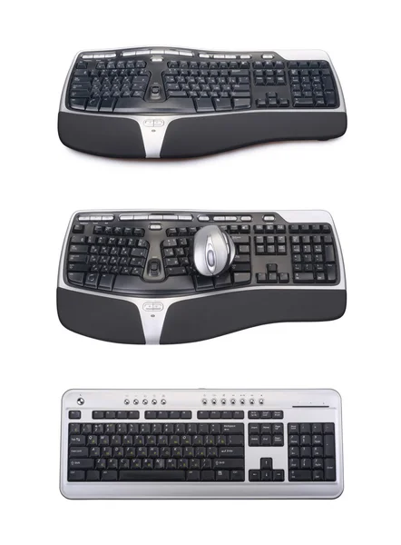 Computer mouse and keyboard — Stock Photo, Image