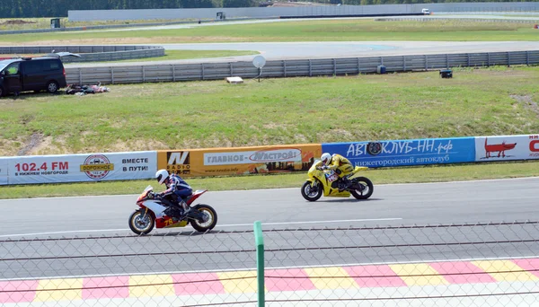 Motorfiets races — Stockfoto