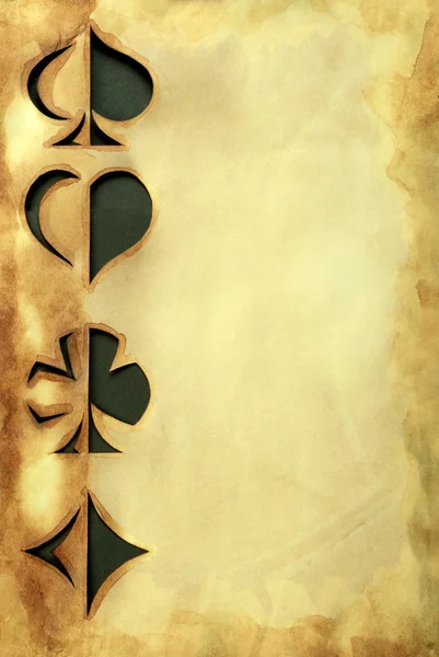 Eski kağıt üzerinde kahverengi ahşap doku — Stok fotoğraf