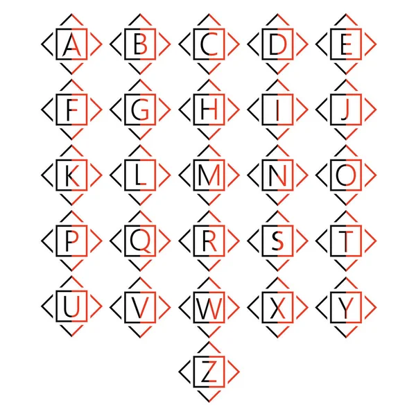 Plantilla Diseño Logotipo Carta Ilustración Vectorial — Archivo Imágenes Vectoriales
