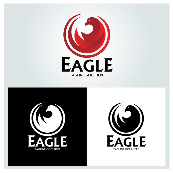 Шаблон Дизайну Логотипу Eagle Векторні Ілюстрації — стоковий вектор