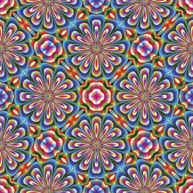 Dikişsiz Arabesk mosaic art deco tarzında