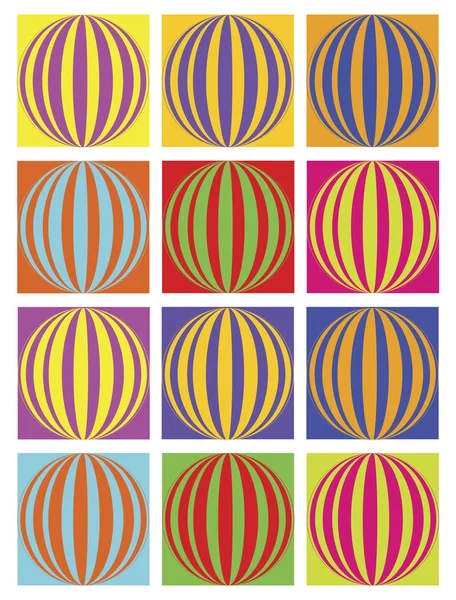 Tabla de colores complementaria — Archivo Imágenes Vectoriales