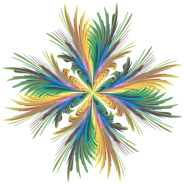 Fleur vectorielle contemporaine — Image vectorielle