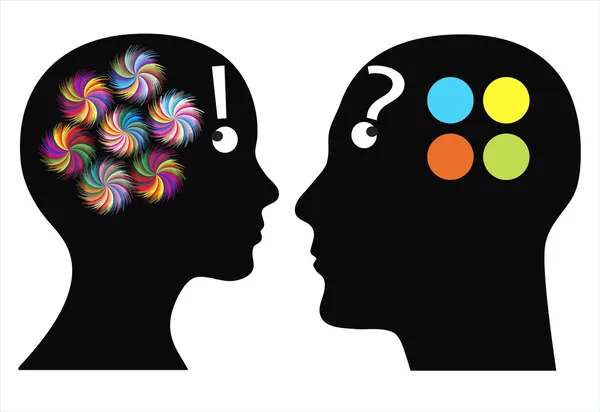 Who is more creative? — Stock Photo, Image