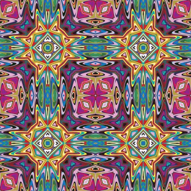 Modern Meksika Tekstil tasarım