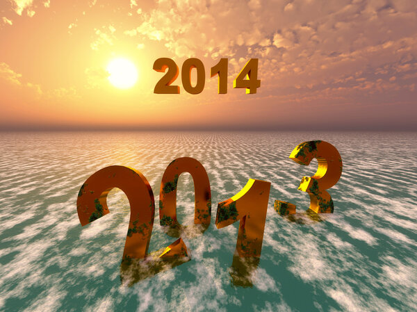 The year 2013 will fall into oblivion while 2014 will arise