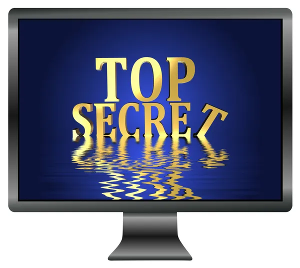 Loss of Top Secrets through data leak — Stock Photo, Image