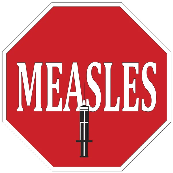 Stop measles — Stock Photo, Image