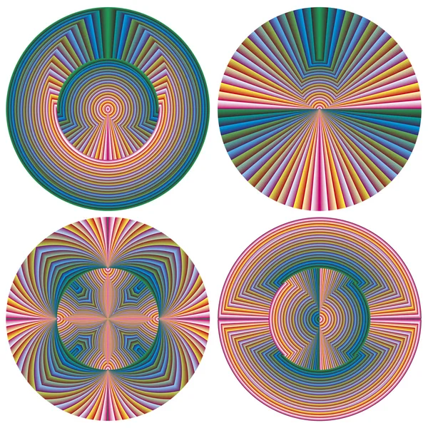 当代丰水模式集 — 图库矢量图片