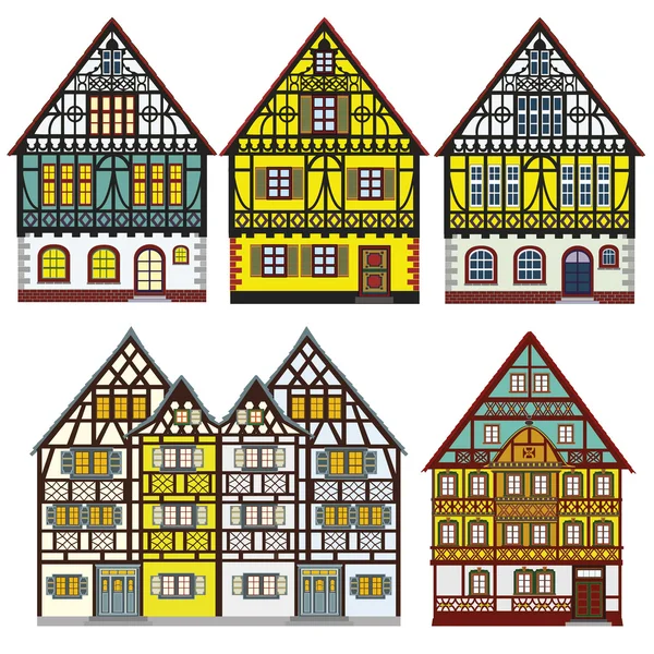 Bondgårdar i gamla Europa — Stockfoto