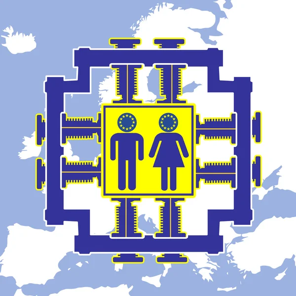 European Equality — Stock Photo, Image