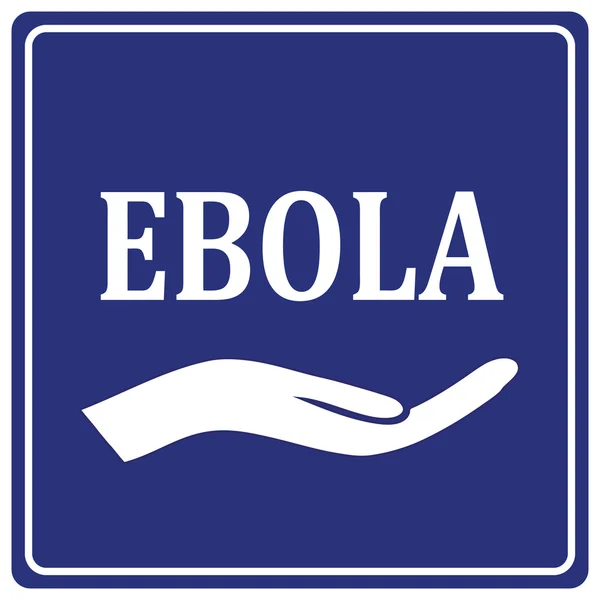 Vård för ebola — Stock vektor