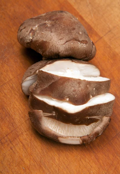 Mushrooms cooking preparing — Stock Photo, Image