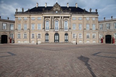 Kraliçe Saray Danimarka Kopenhag amalienborg Kalesi