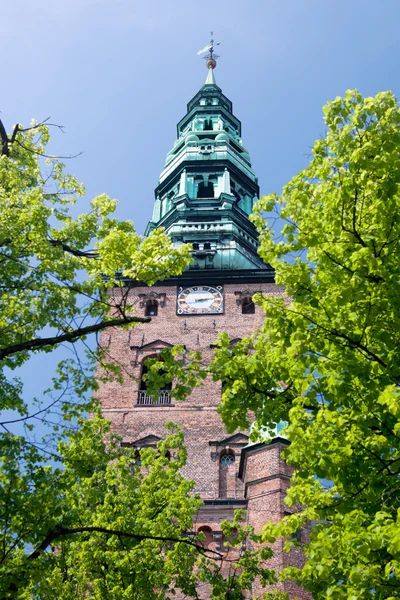 Templom Koppenhága nikolaj tőke Dánia — Stock Fotó