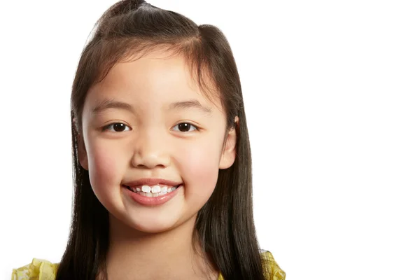 Estúdio tiro de menina chinesa — Fotografia de Stock