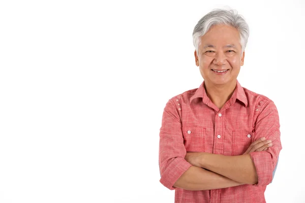 Studio Shot Of Chinese Senior Homme — Photo